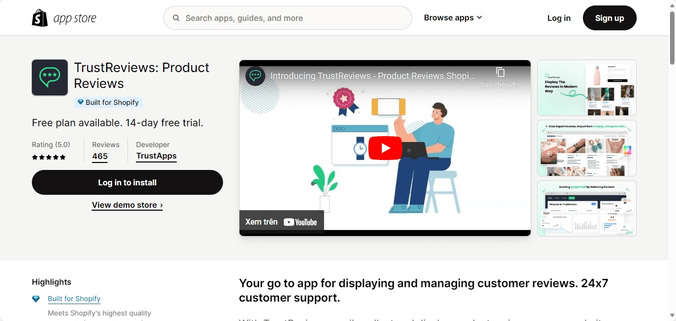TrustReviews: Product Reviews